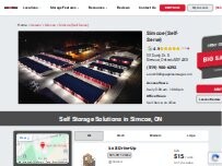 Website Screenshot Apple Self Storage