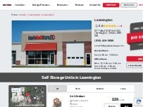 Website Screenshot Apple Self Storage