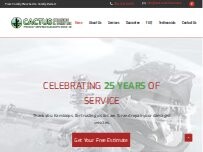 Website Screenshot Cactus Collision & Paint Inc