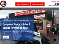 Website Screenshot Able Equipment Rentals