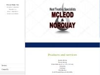 Website Screenshot McLeod & Norquay Ltd