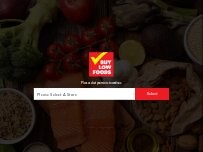 Website Screenshot Buy-Low Foods