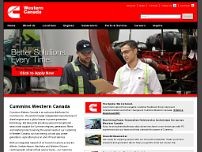 Cummins Western Canada website screenshot