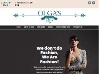Website Screenshot Olga's Fabric Lane Ltd