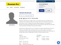 Website Screenshot Fountain Tire