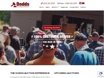 Website Screenshot Dodds Auction & Appraisals