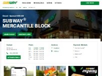 Website Screenshot Subway