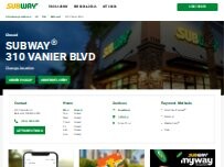Website Screenshot Subway