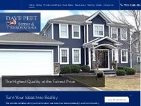 Website Screenshot Dave Peet Siding & Renovations.