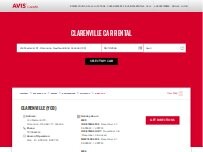Website Screenshot Avis Car Rental