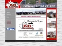 Website Screenshot KD Roofing