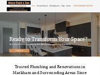 Website Screenshot Bruce Clark & Son Plumbing & Mechanical Ltd