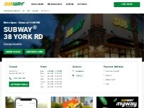 Website Screenshot Subway