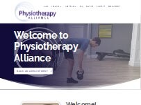 Website Screenshot Physiotherapy Alliance