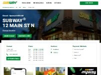 Website Screenshot Subway