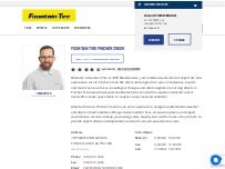Website Screenshot Fountain Tire