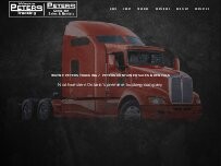 Website Screenshot Peters Sales and Rentals