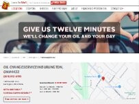 Website Screenshot Take 5 Oil Change