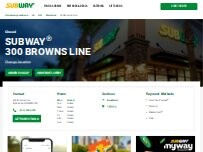 Website Screenshot Subway