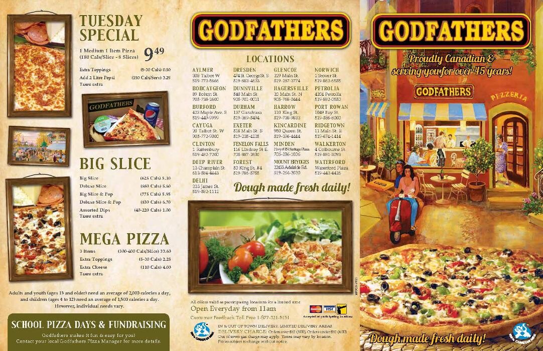 Images Godfathers Pizza - Durham