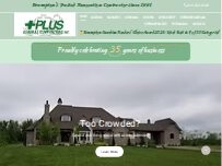 Website Screenshot Plus General Contracting Inc