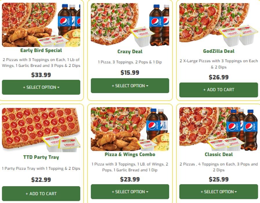 Images Twice The Deal Pizza