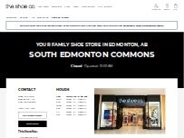 Website Screenshot The Shoe Company