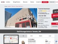 Website Screenshot Apple Self Storage