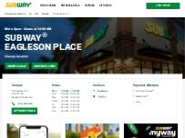 Website Screenshot Subway