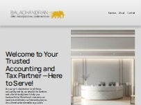 Website Screenshot Balachandran CPA Professional Corporation