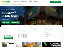 Website Screenshot Subway