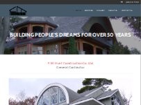 Website Screenshot F M Hunt Construction