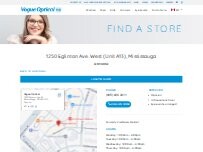 Website Screenshot Vogue Optical