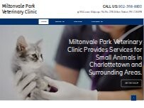 Website Screenshot Miltonvale Park Veterinary Clinic