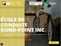 Website Screenshot École de Conduite Rond Point
