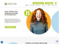 Website Screenshot Centre Dentaire Beauclair