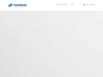 Performance Chiropractic + Sports Rehab website screenshot