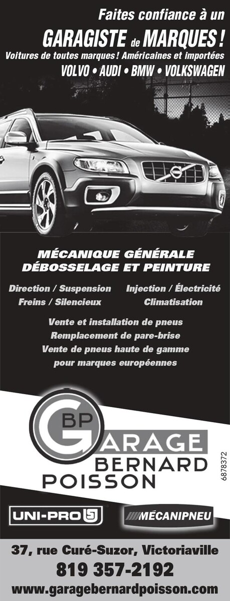 Images Garage Bernard Poisson Inc.- UNIPRO
