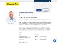 Website Screenshot Fountain Tire