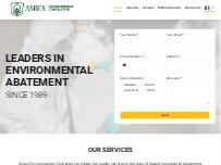 Website Screenshot Asbex Entrepreneurs Environnementaux