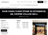 Website Screenshot The Shoe Company
