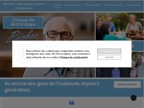 Website Screenshot Clinique de Denturologie Richer