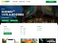 Website Screenshot Subway