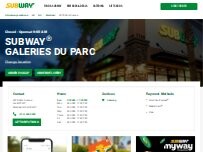 Website Screenshot Subway