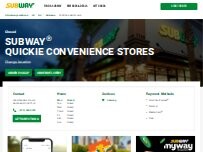 Website Screenshot Subway