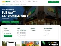 Website Screenshot Subway