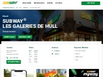Website Screenshot Subway