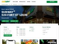Website Screenshot Subway