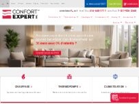 Website Screenshot Confort Expert Inc