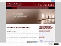 Website Screenshot Inspections St-Aubin & Associés